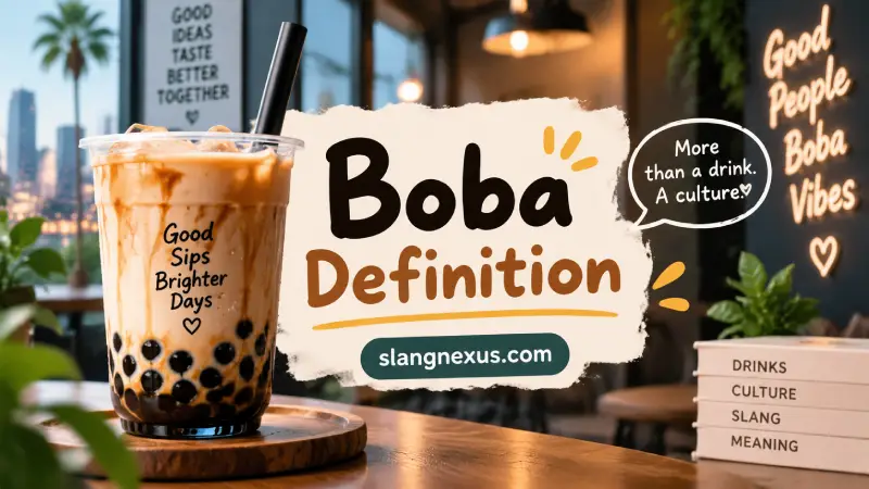 Boba Definition: Meaning, Types, Ingredients, History & How It’s Made