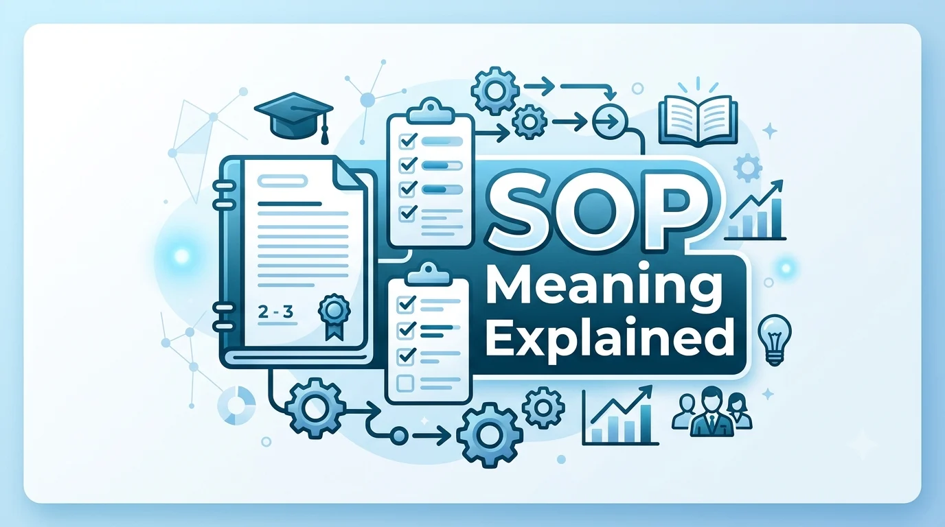 SOP meaning