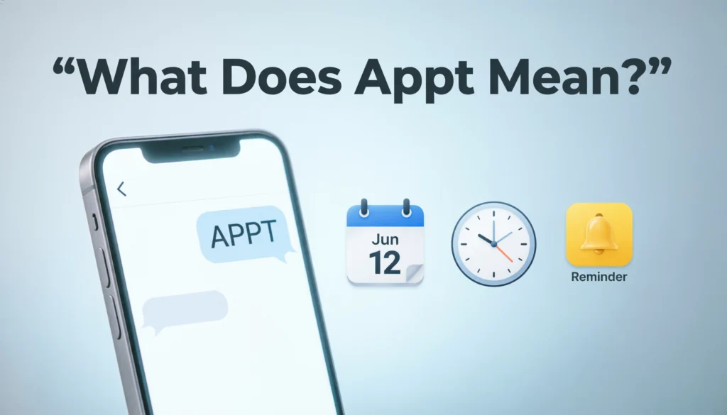 what does appt mean